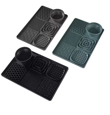 Silicone dog licking pad