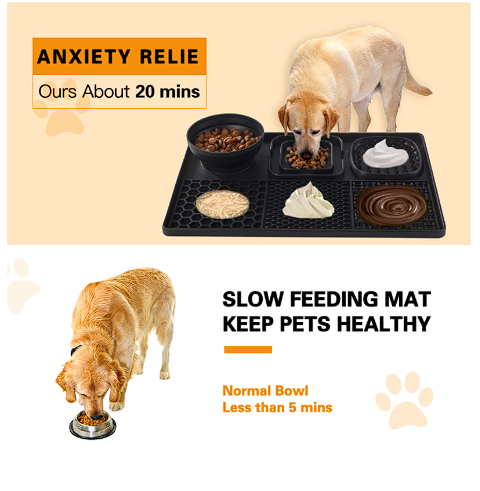 Silicone dog licking pad