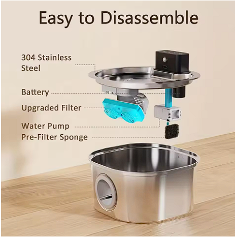 Pet water fountain